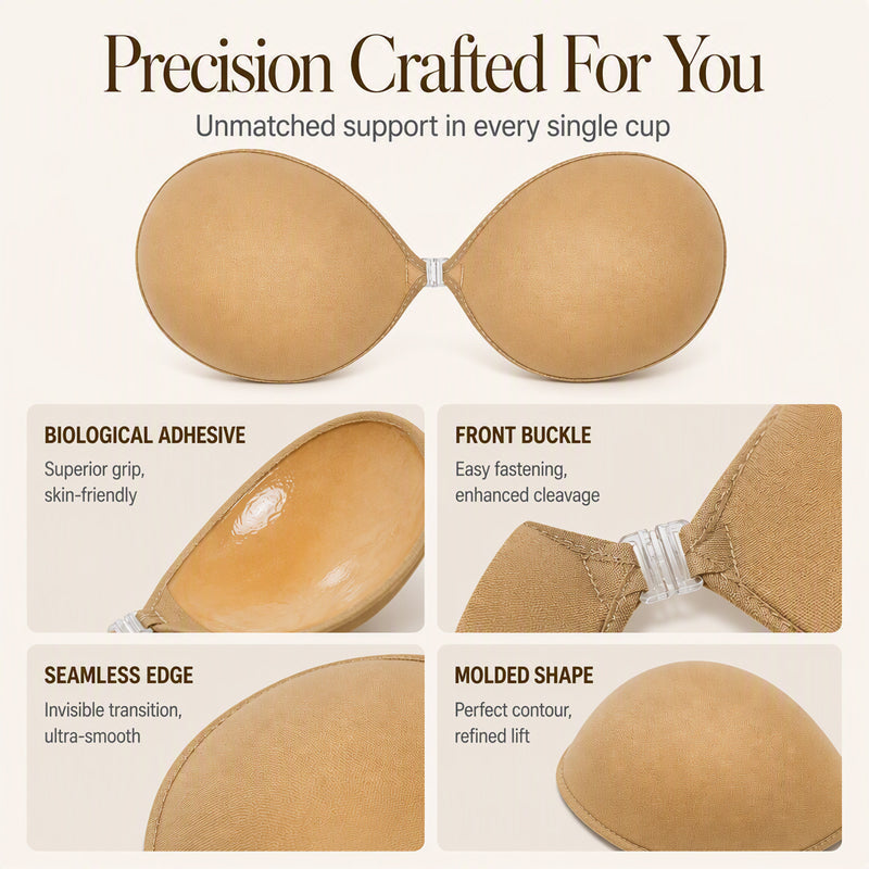 Strapless Push-Up Invisible Bra