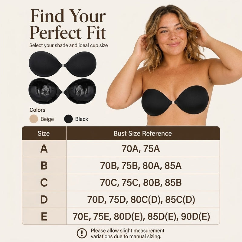 Strapless Push-Up Invisible Bra