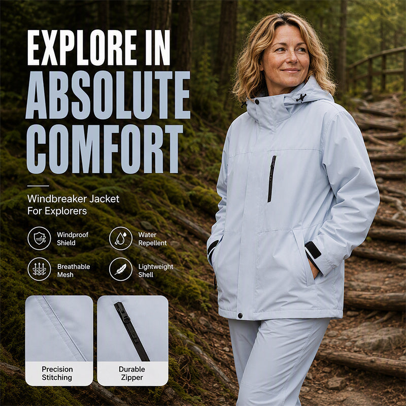 Unisex Outdoor Windbreaker Jacket