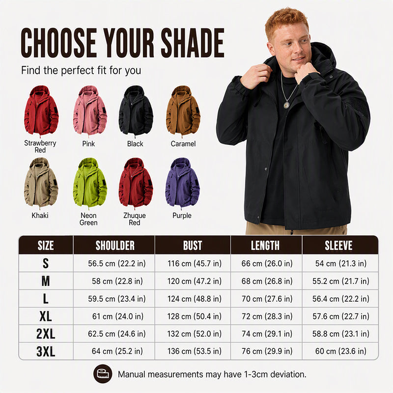 Men's Windproof Cargo Jacket