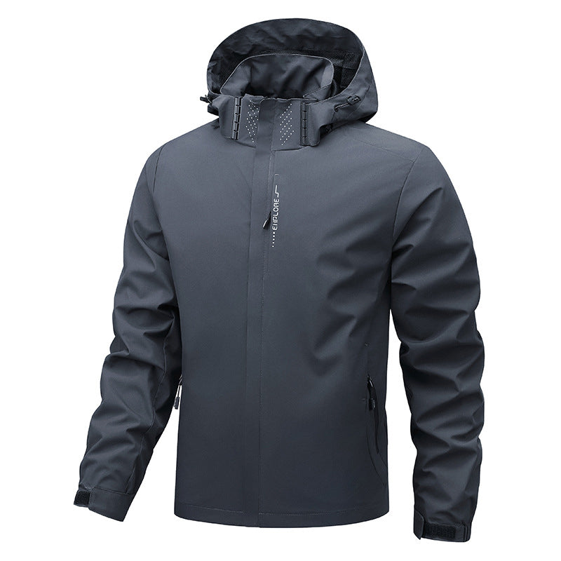 Men's Waterproof Outdoor Hooded Jacket