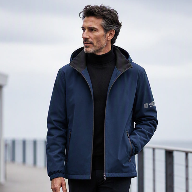 Men's Casual Windproof Hooded Jacket