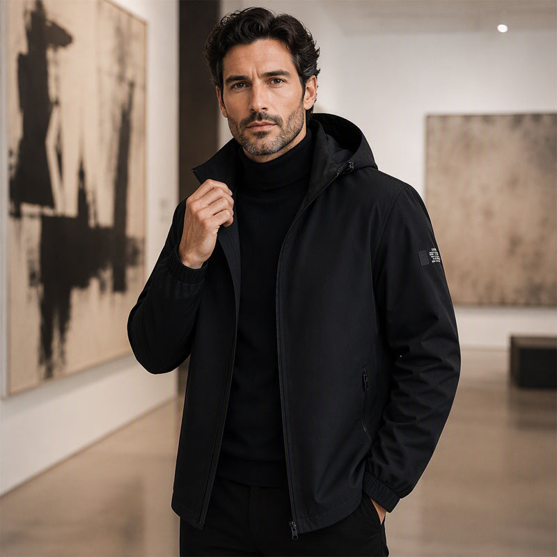 Men's Casual Windproof Hooded Jacket