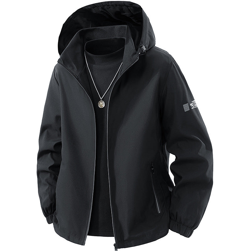 Men's Casual Windproof Hooded Jacket