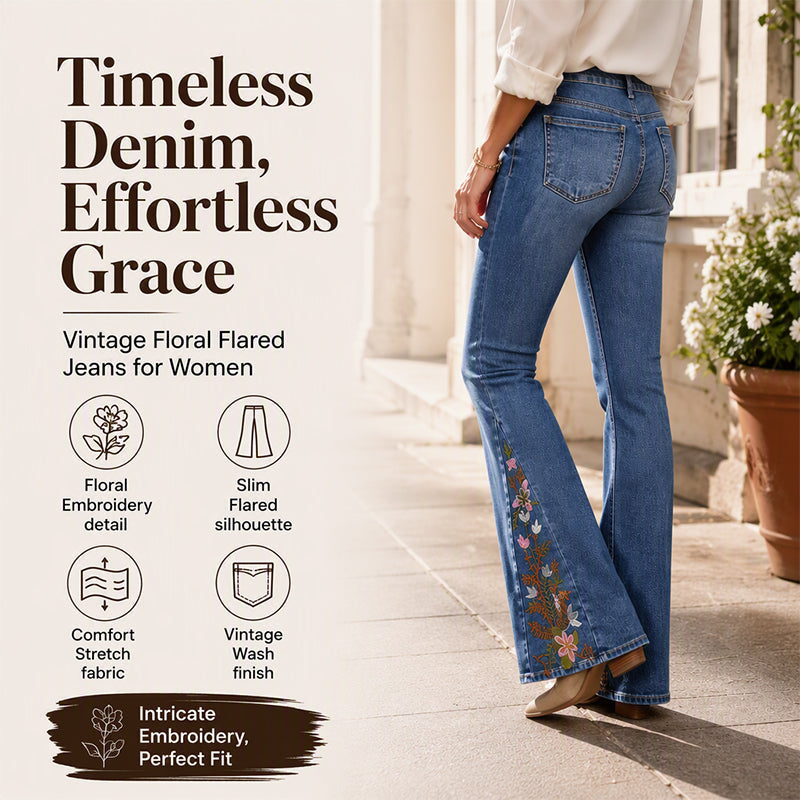 Women's High Waisted Flare Jeans
