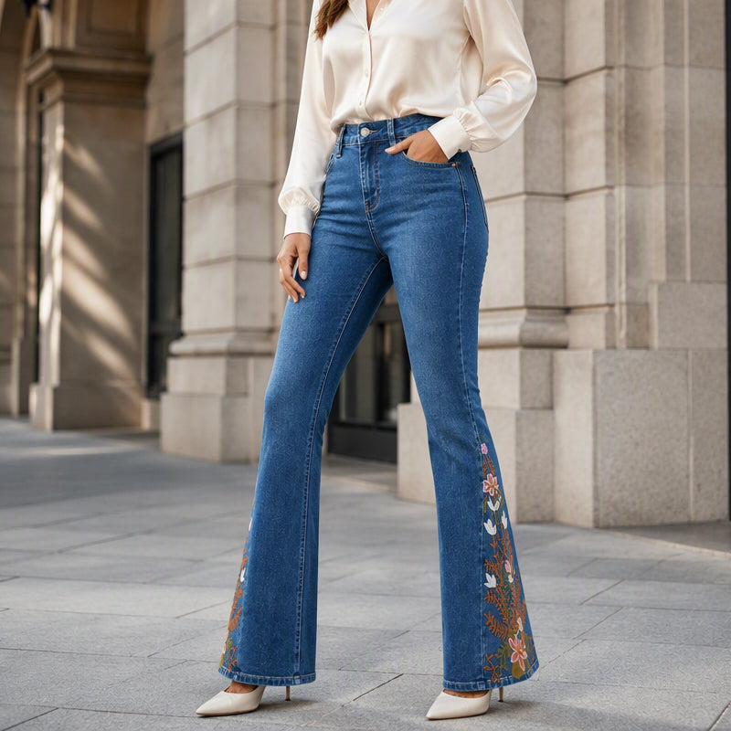 Women's High Waisted Flare Jeans