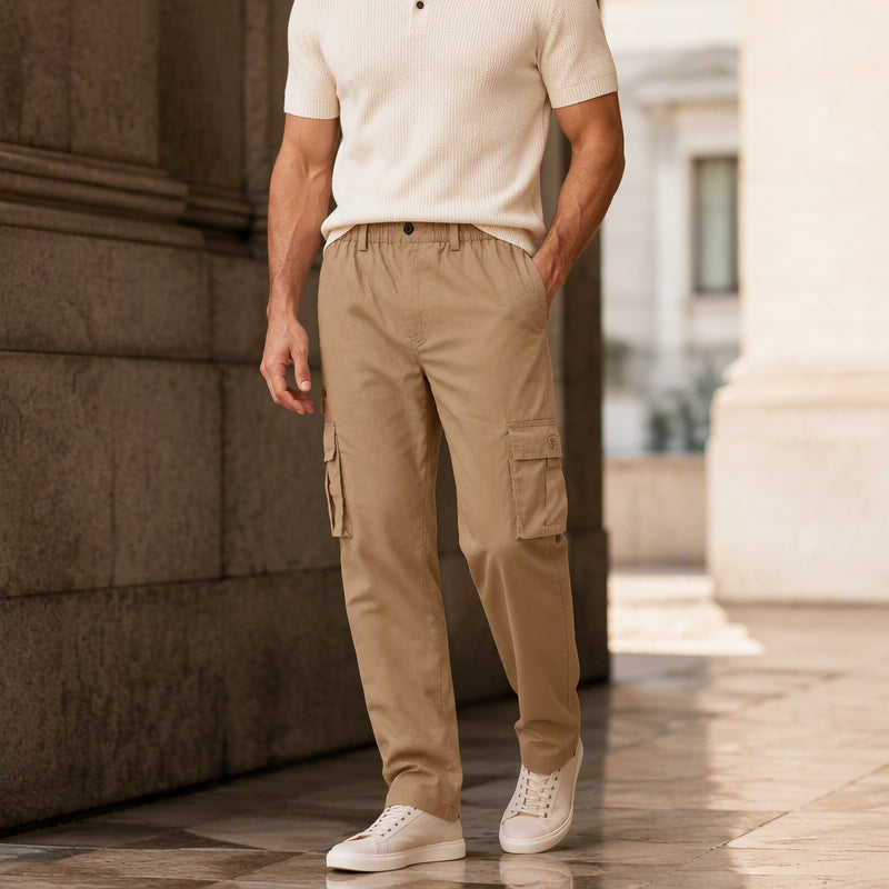 Men's Loose Fit Straight Leg Cargo Pants