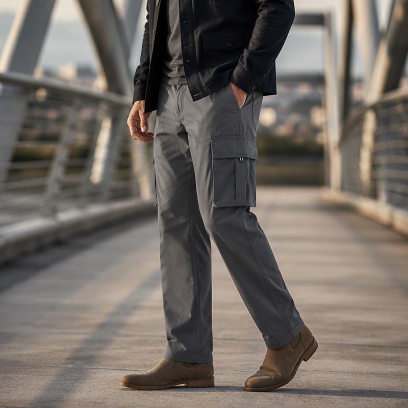 Men's Loose Fit Straight Leg Cargo Pants