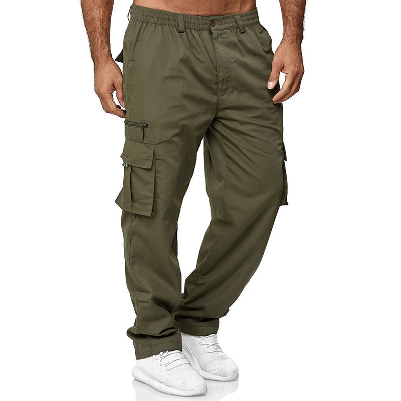 Men's Loose Fit Straight Leg Cargo Pants