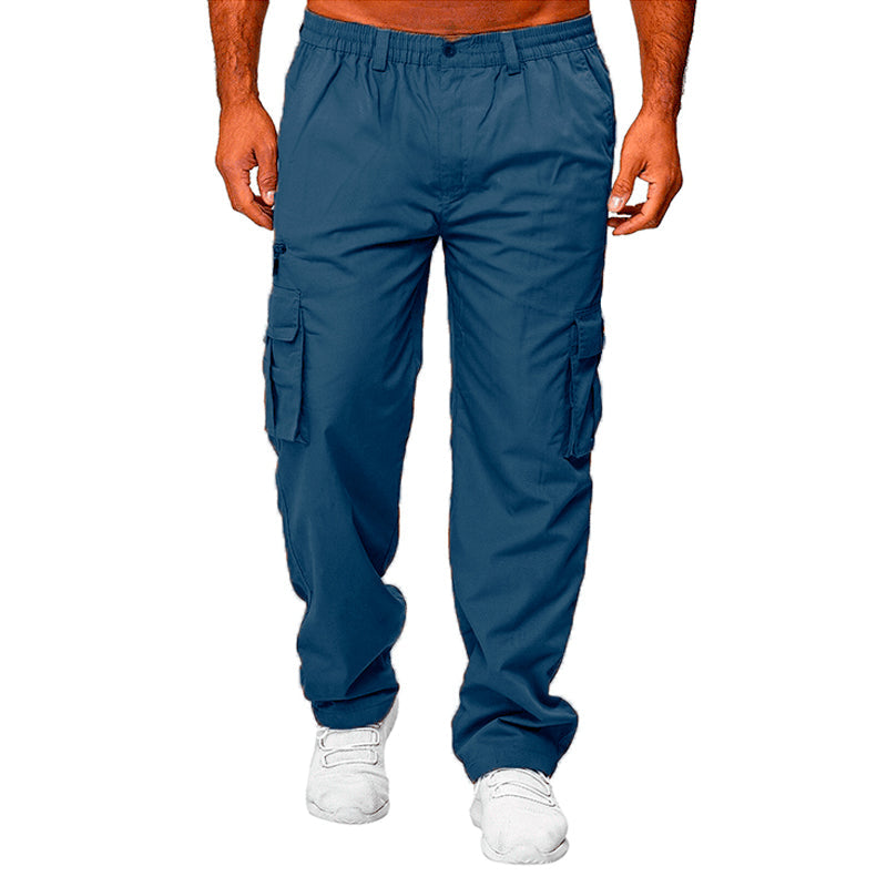Men's Loose Fit Straight Leg Cargo Pants