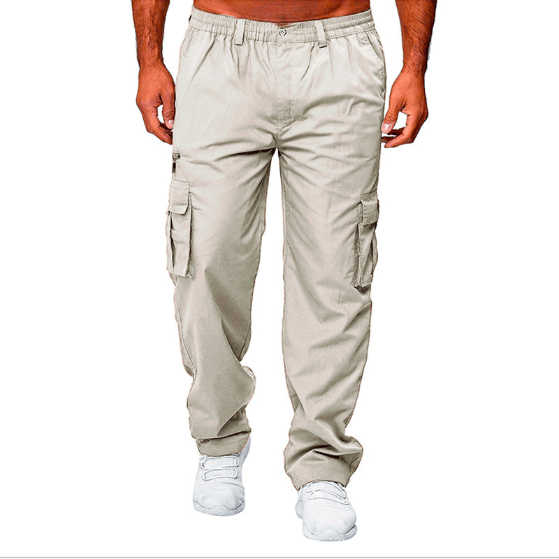 Men's Loose Fit Straight Leg Cargo Pants