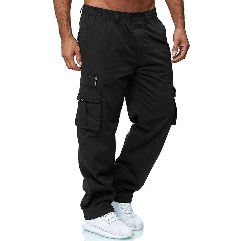 Men's Loose Fit Straight Leg Cargo Pants