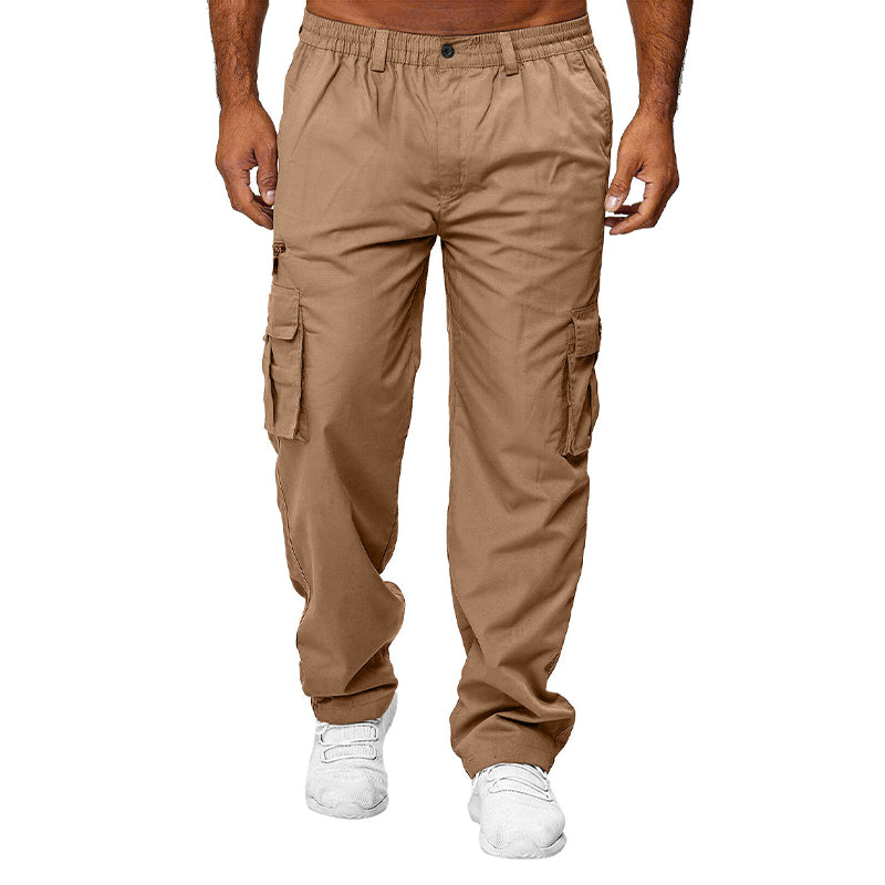 Men's Loose Fit Straight Leg Cargo Pants