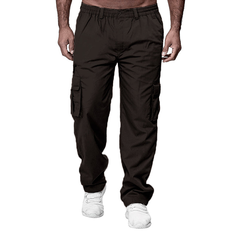 Men's Loose Fit Straight Leg Cargo Pants
