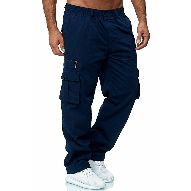 Men's Loose Fit Straight Leg Cargo Pants