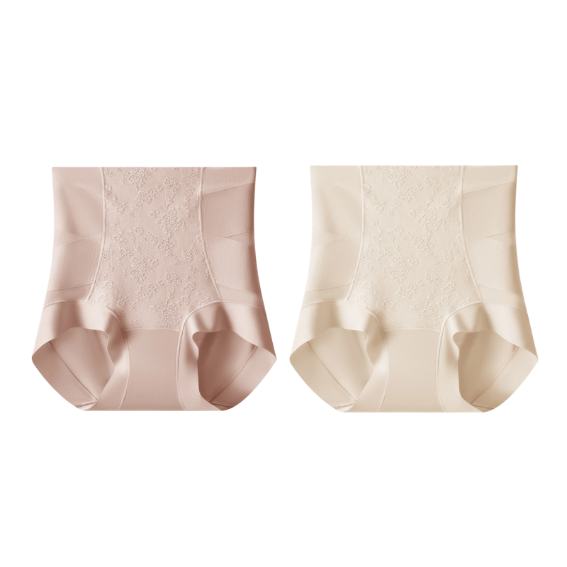 Women's Jacquard High-Waist Tummy Control Panties