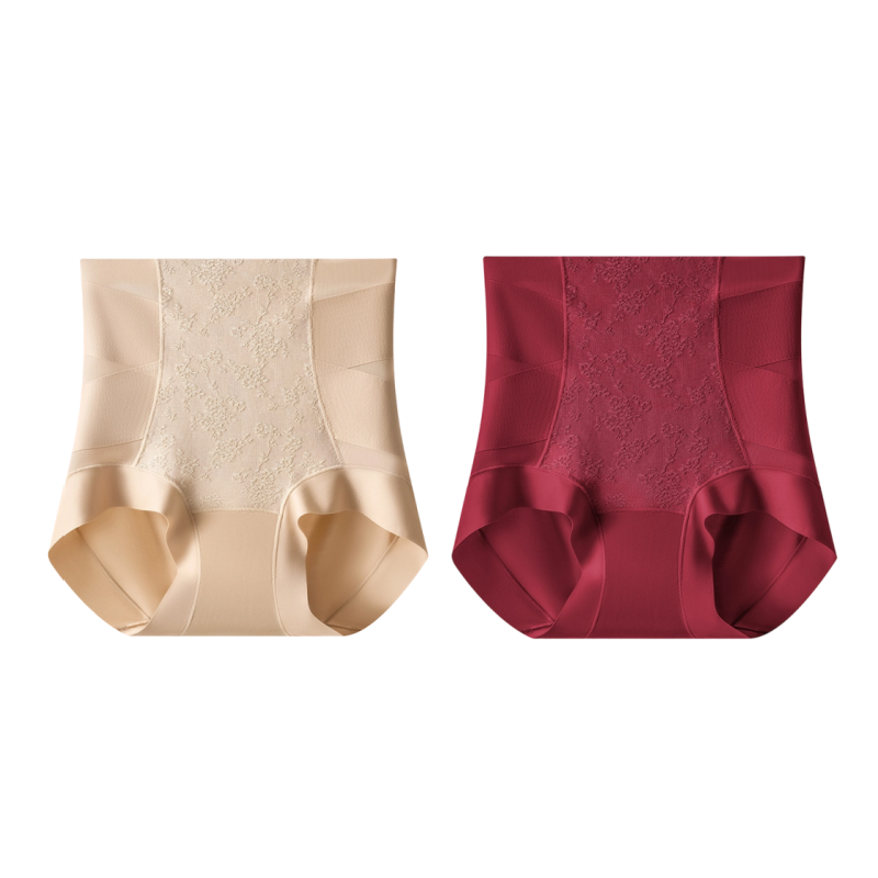 Women's Jacquard High-Waist Tummy Control Panties