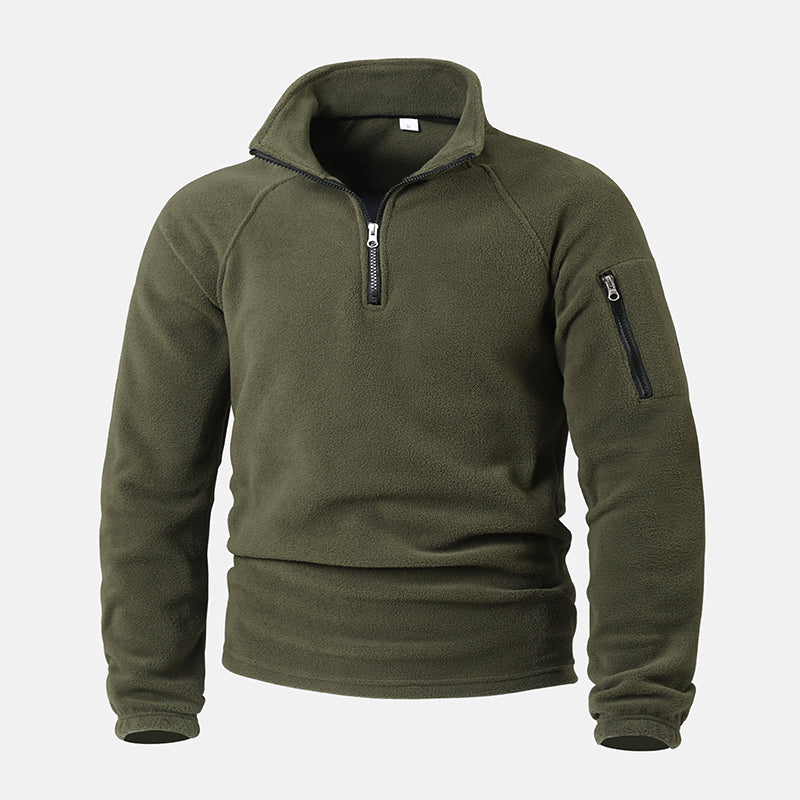 Men's Half Zip Polar Fleece Pullover