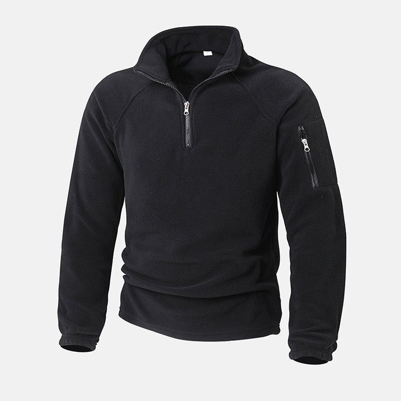 Men's Half Zip Polar Fleece Pullover
