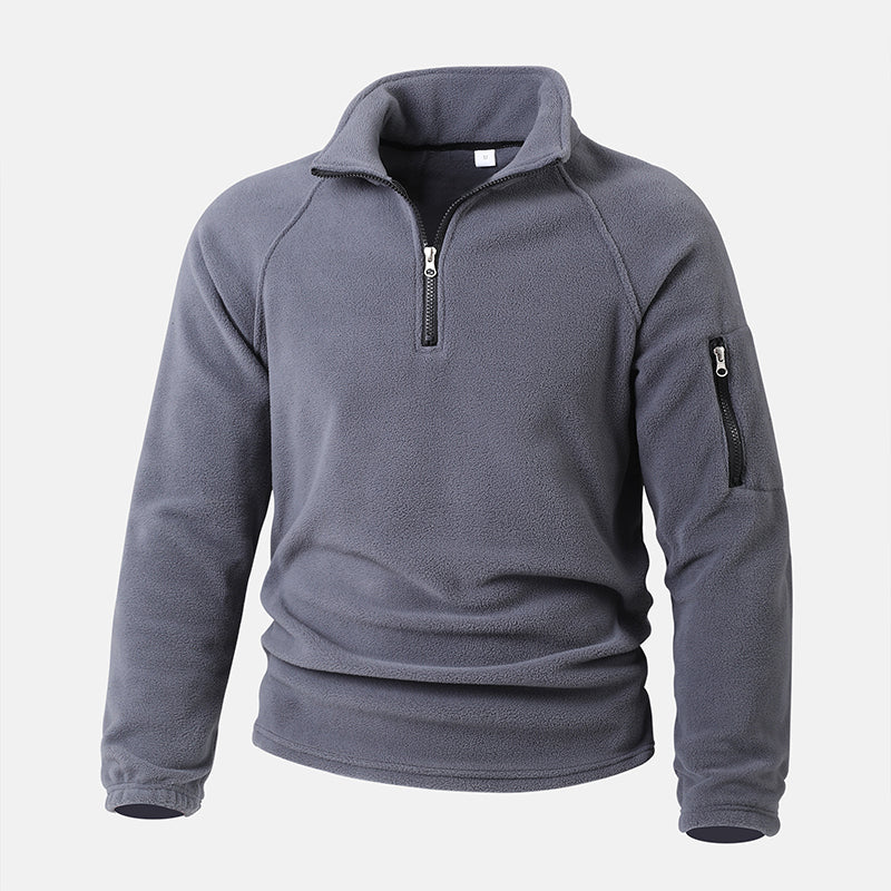 Men's Half Zip Polar Fleece Pullover