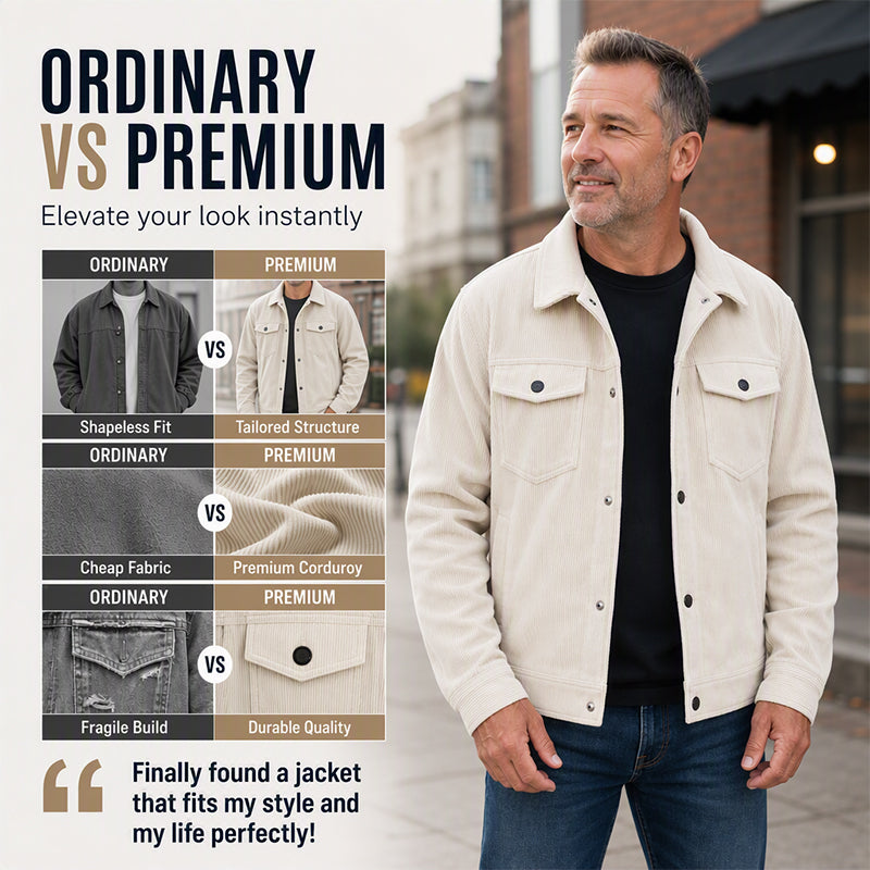Men's Retro Corduroy Jacket