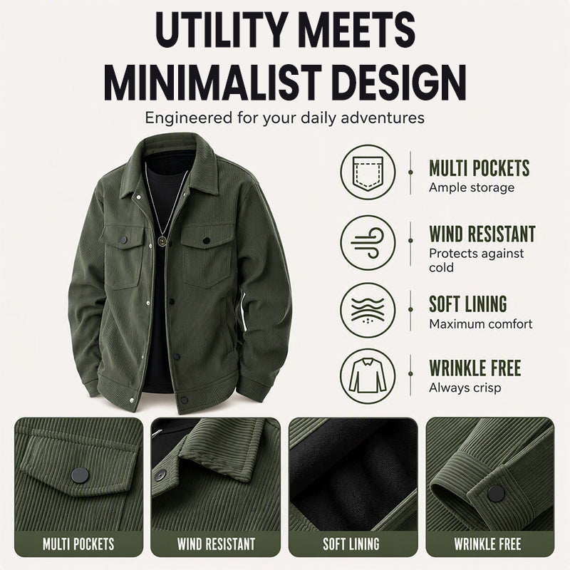 Men's Retro Corduroy Jacket