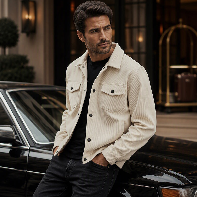 Men's Retro Corduroy Jacket