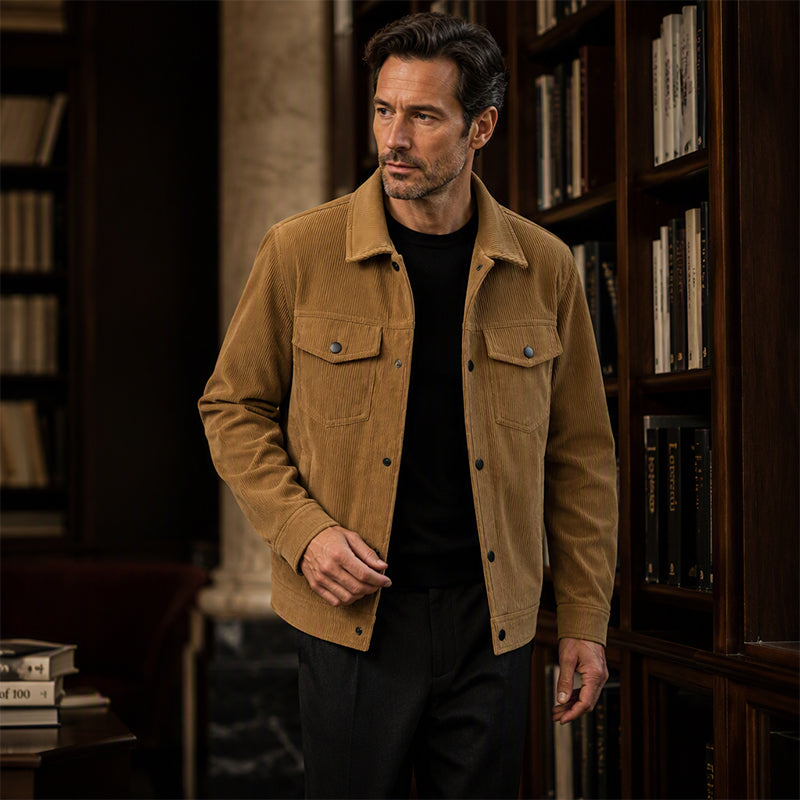 Men's Retro Corduroy Jacket