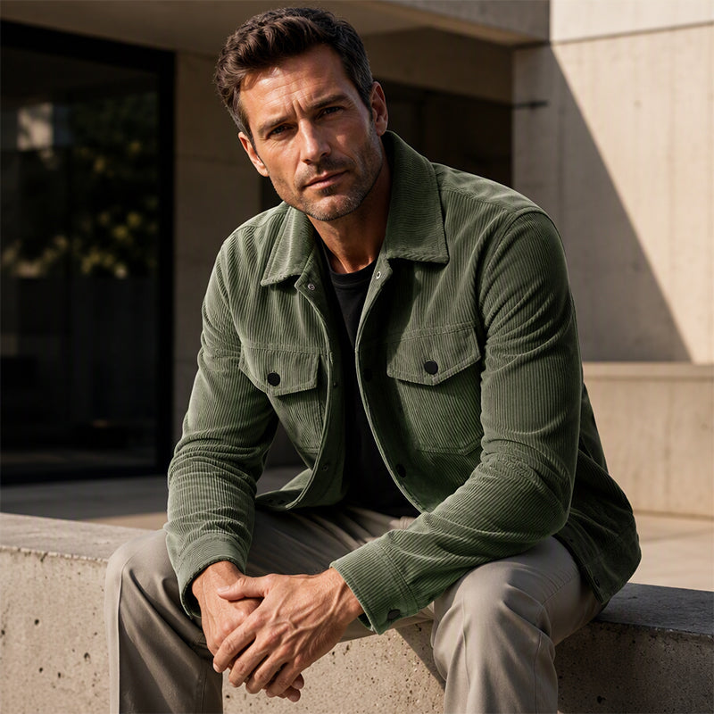 Men's Retro Corduroy Jacket