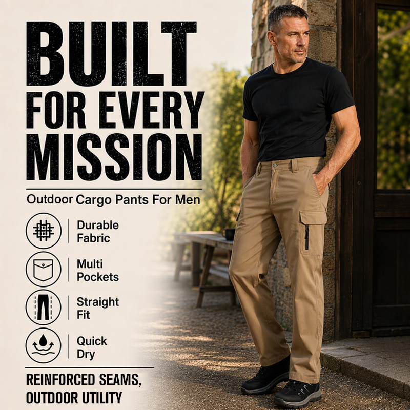 Men's Outdoor Multi-Pocket Cargo Pants