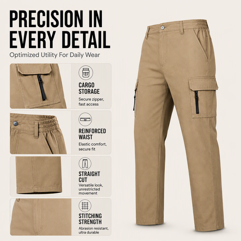 Men's Outdoor Multi-Pocket Cargo Pants