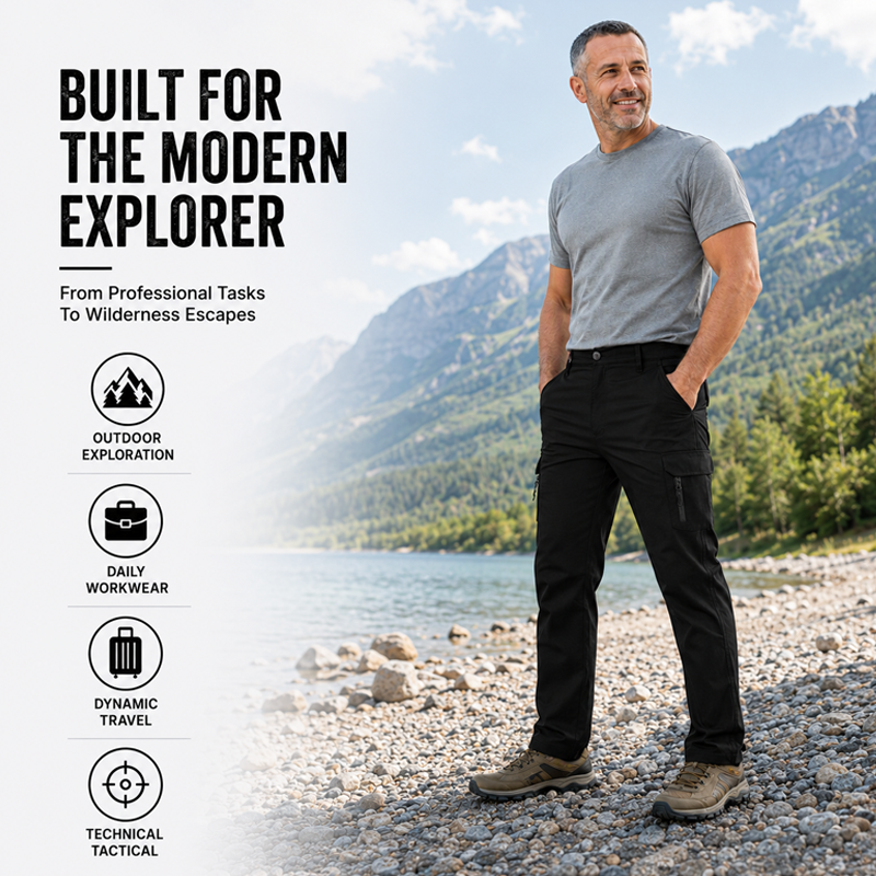 Men's Outdoor Multi-Pocket Cargo Pants