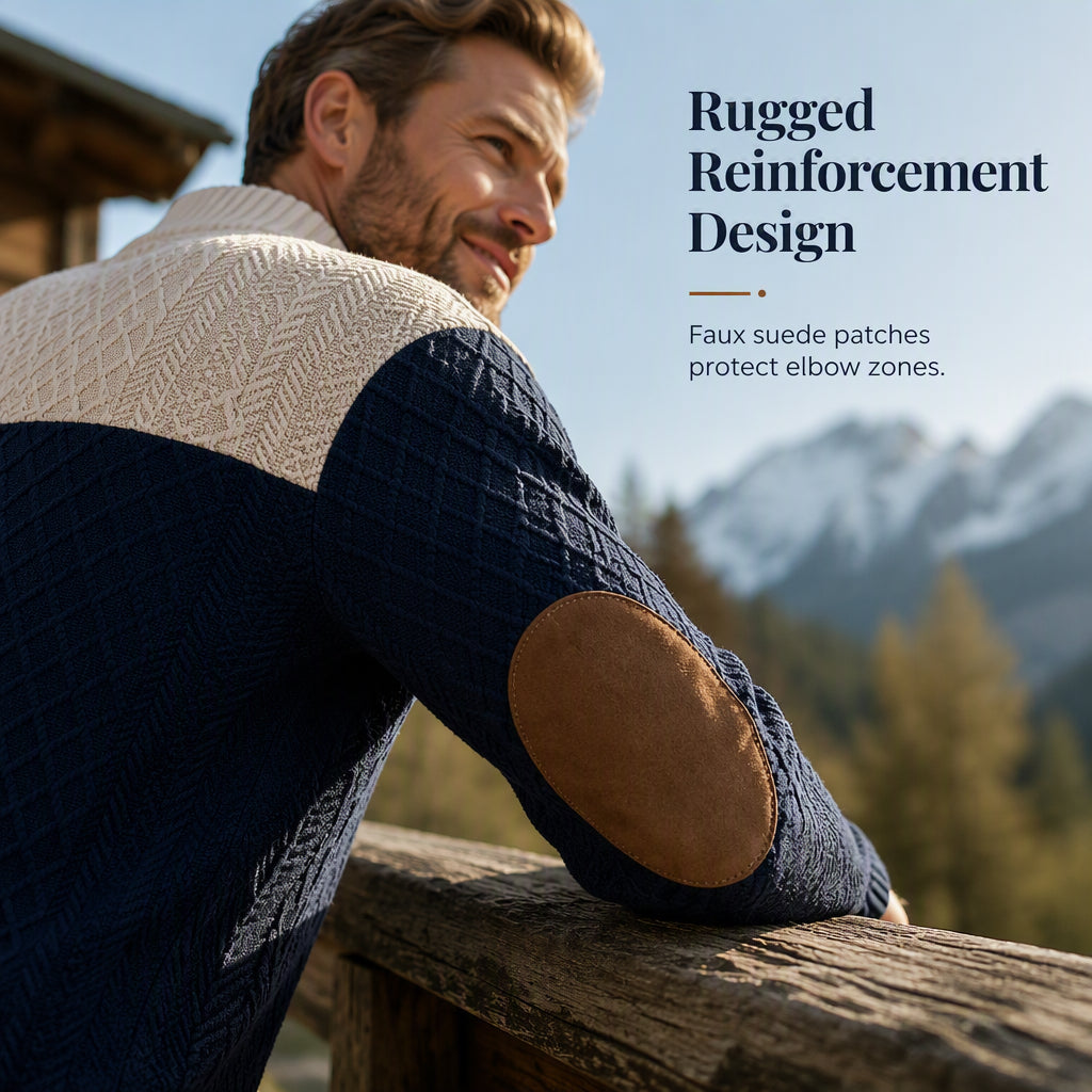 Men's Patchwork Sports Sweatshirt