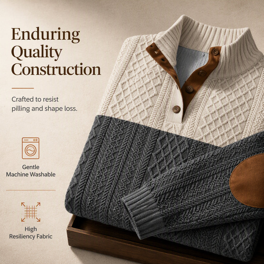 Men's Patchwork Sports Sweatshirt