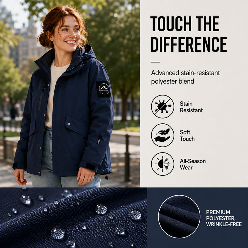 Women's Waterproof Outdoor Windbreaker