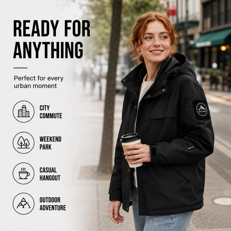 Women's Waterproof Outdoor Windbreaker