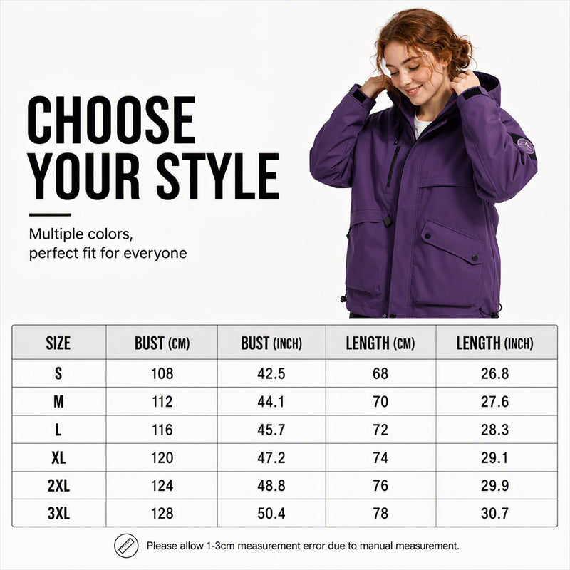Women's Waterproof Outdoor Windbreaker