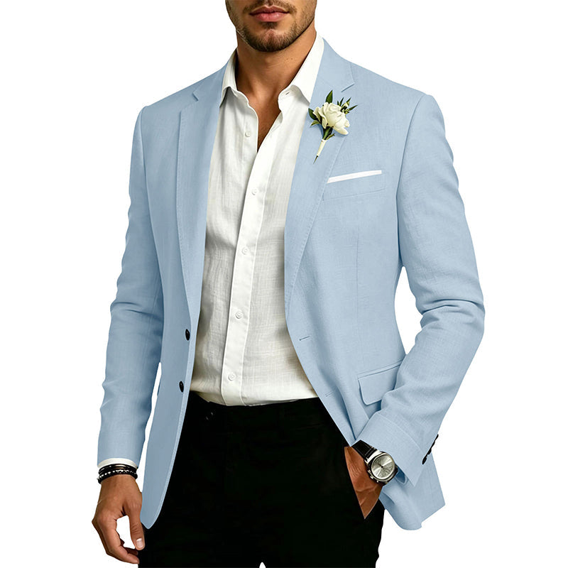 Men's Classic Slim Fit Two-Button Blazer