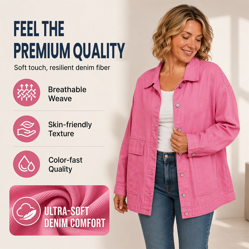 Women's Classic Oversized Denim Jacket