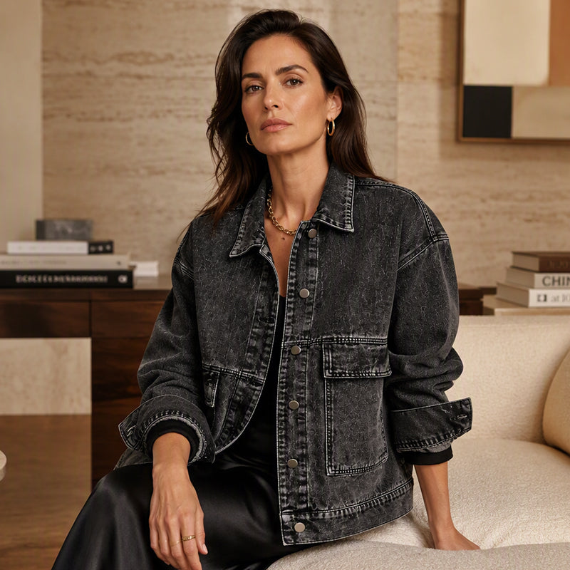 Women's Classic Oversized Denim Jacket