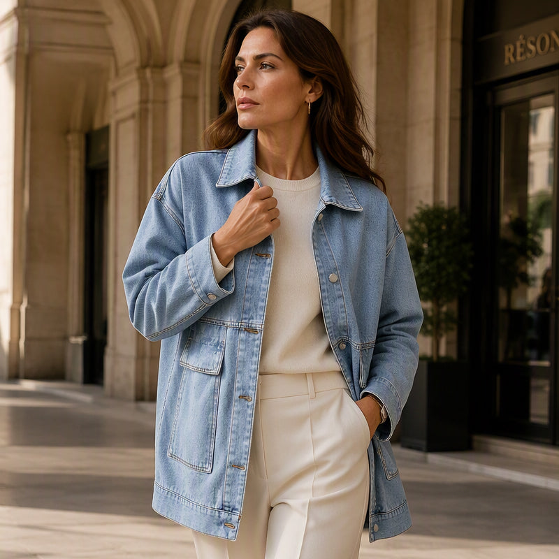 Women's Classic Oversized Denim Jacket