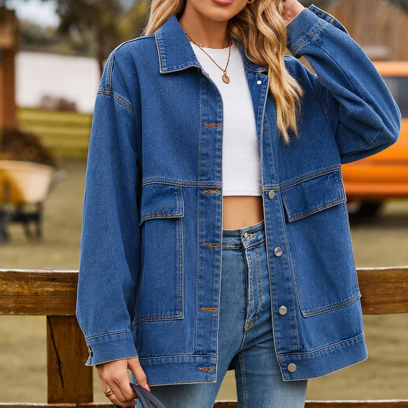 Women's Classic Oversized Denim Jacket