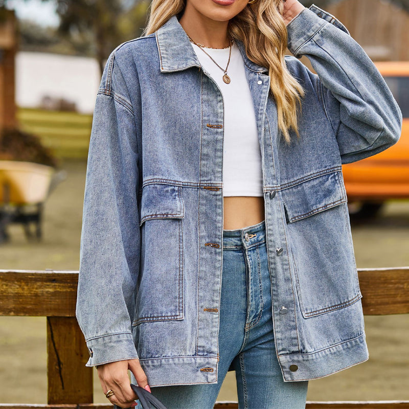 Women's Classic Oversized Denim Jacket