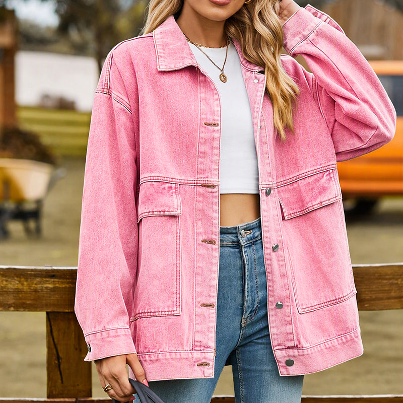 Women's Classic Oversized Denim Jacket