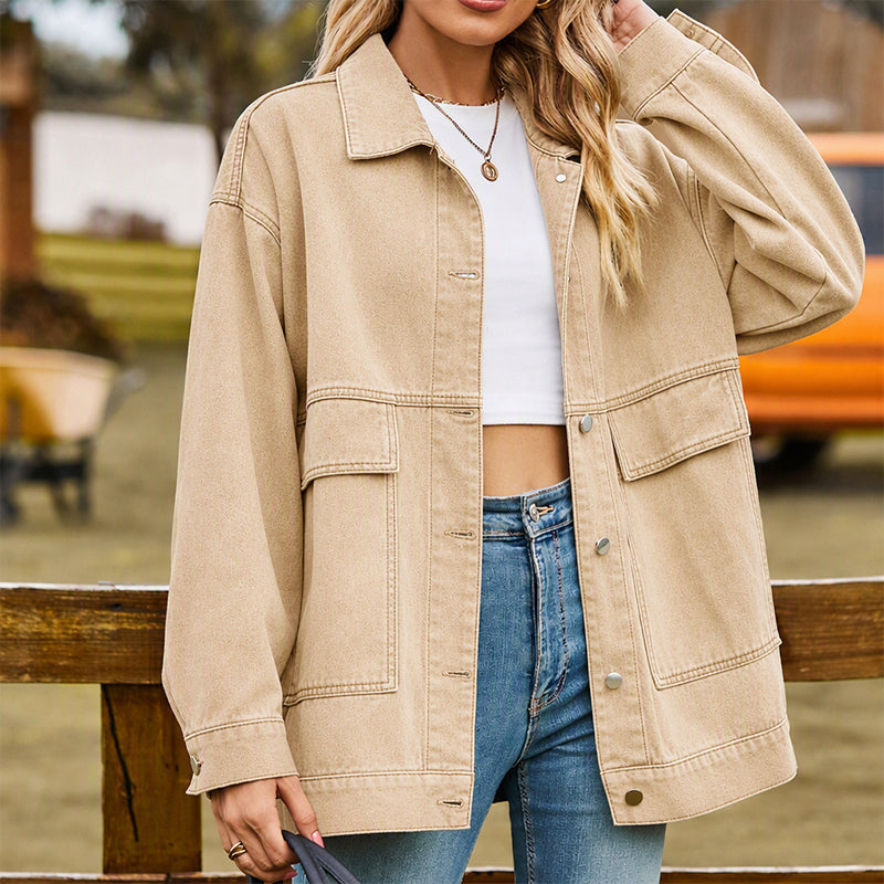 Women's Classic Oversized Denim Jacket