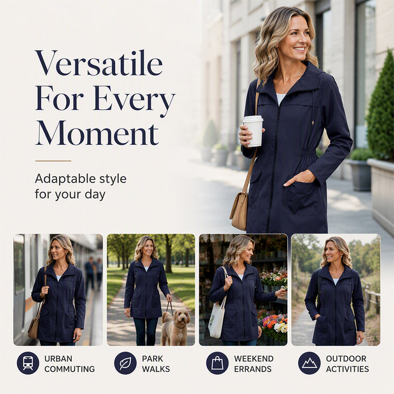 Women's Stylish Water-Resistant Jacket