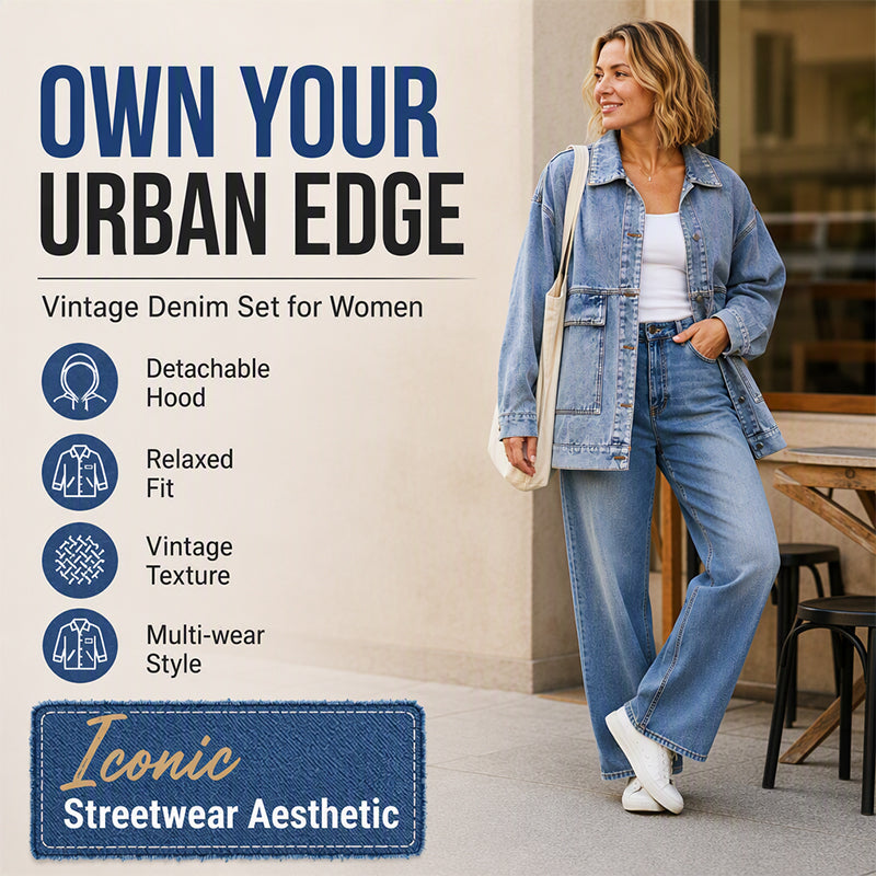 Women's Classic Oversized Denim Jacket
