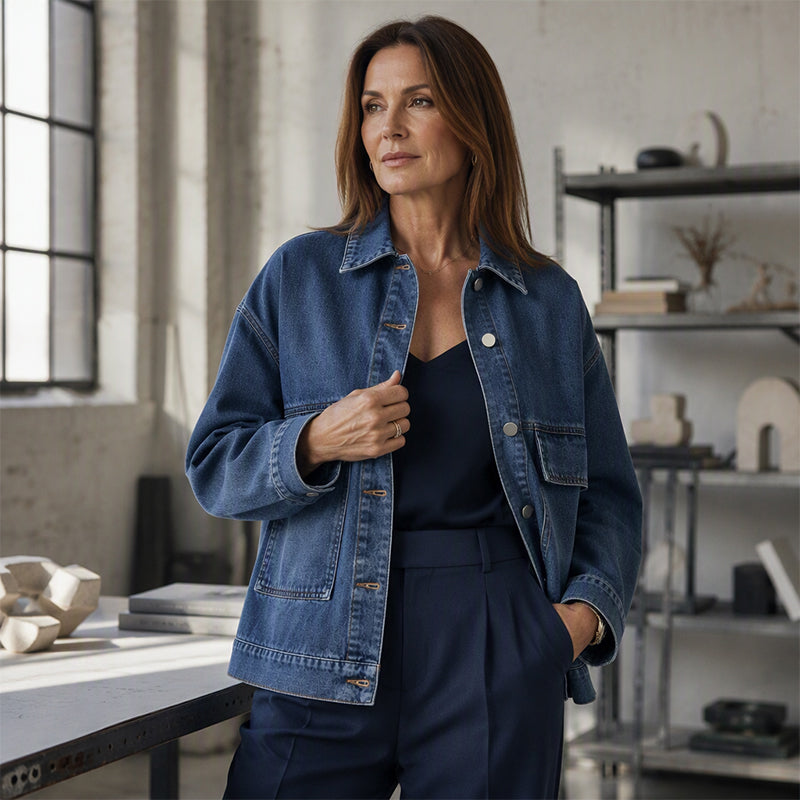 Women's Classic Oversized Denim Jacket