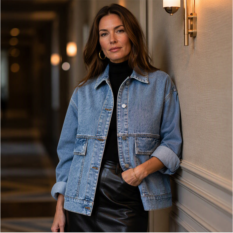 Women's Classic Oversized Denim Jacket