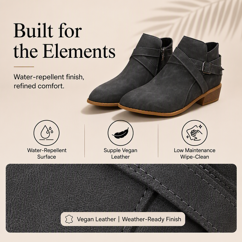Women's Retro Pointed Toe Chelsea Boots